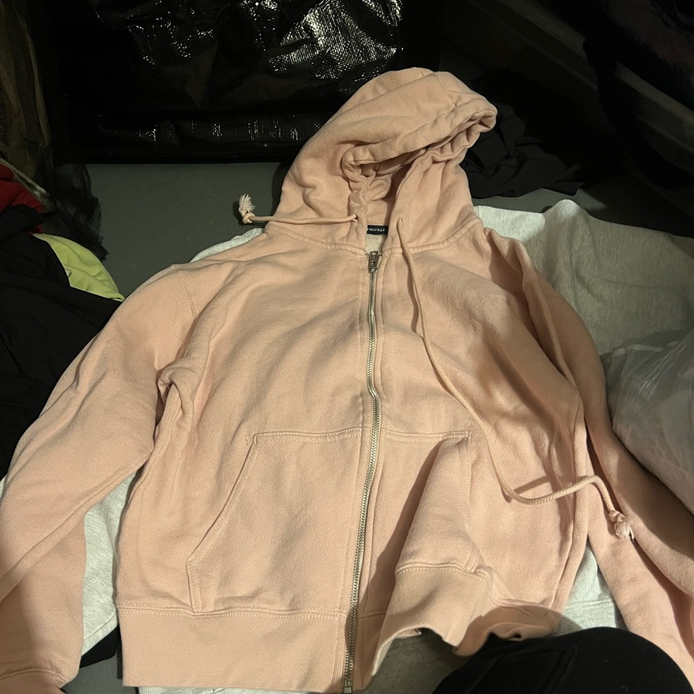 light pink brandy Melville hoodie